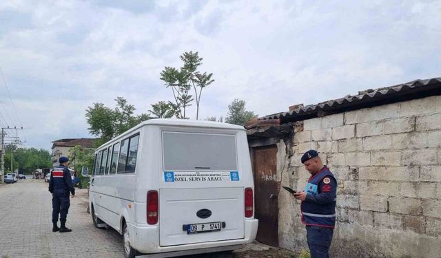 Sultanhisar’da okul servisleri denetendi