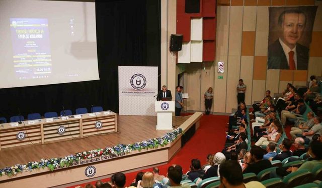 ADÜ’de "Tarımsal Kuraklık ve Etkin Su Kullanımı" paneli düzenlendi