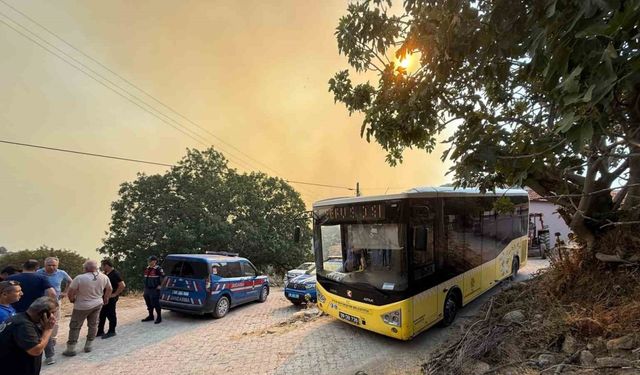 Aydın’da köyler tahliye edilmeye başlandı