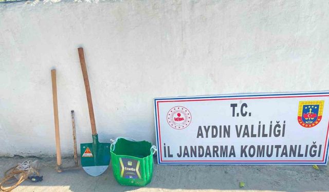 Kaçak kazı yapan 6 şüpheli suçüstü yakalandı