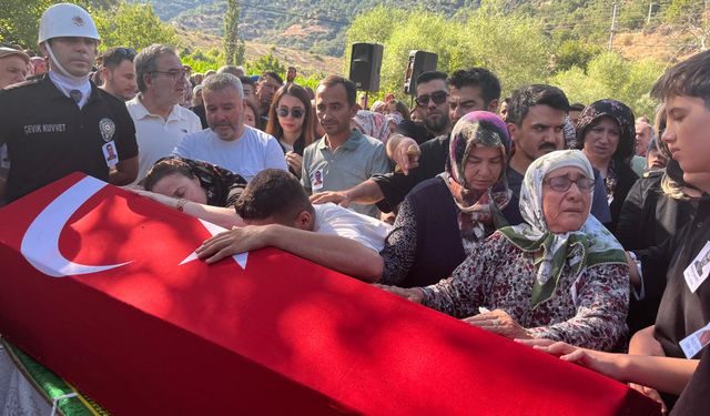 Şehit orman işçisi Ragıp Şahin, son yolculuğuna uğurlandı