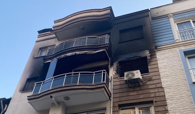 Aydın'da bir ev alevlere teslim oldu