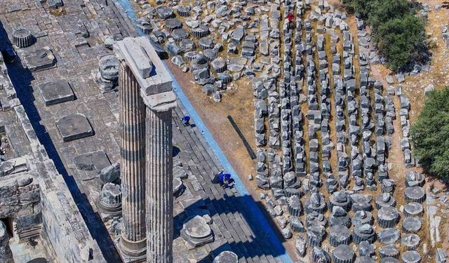 Apollon Tapınağı’nda gece ziyaretleri için hazırlıklar sürüyor