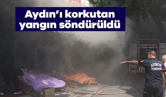 Çarşıyı duman sardı, göz gözü görmedi