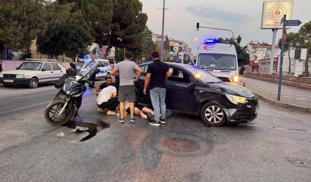 Efeler’de trafik kazası 1 yaralı
