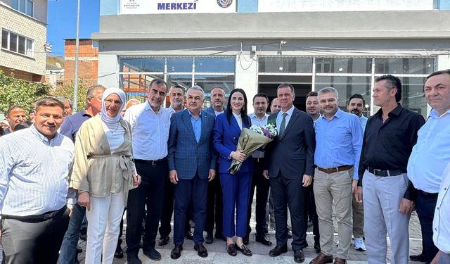 AK Parti Heyetinden Yenipazar Belediye Başkanı Malik Ercan’a Ziyaret