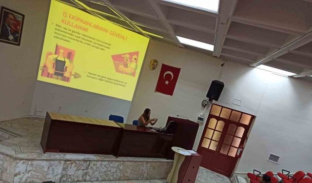 Aydın Devlet Hastanesi’nde yeni personele iş sağlığı ve güvenliği eğitimi