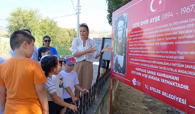 Aydınlı minikler Milli Mücadele kahramanlarını tanıdı