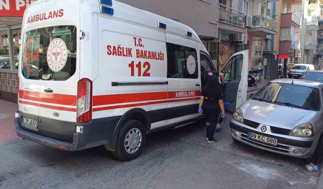 Motosikletten düşen sürücü yaralandı