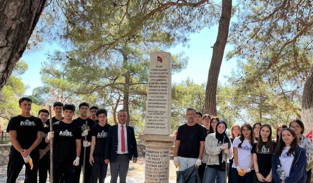 Aydın Sosyal Bilimler Lisesi öğrencilerinden örnek davranış