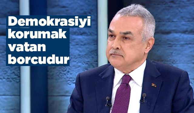 Milletvekili Savaş: “Demokrasiyi korumak vatan borcudur”