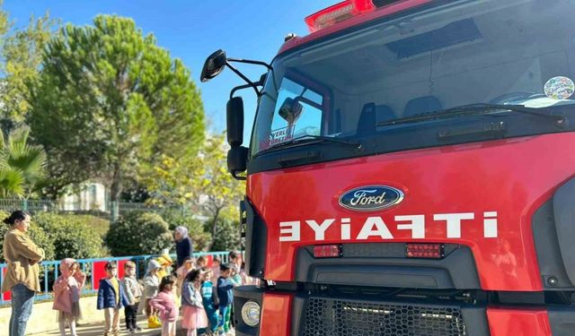 ADÜ Anaokulu’nda yangın güvenliği eğitimi