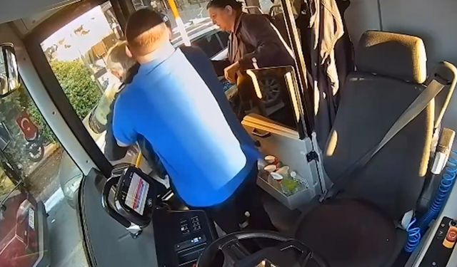 Halk otobüsü şoförünün hızlı müdahalesi hayat kurtardı