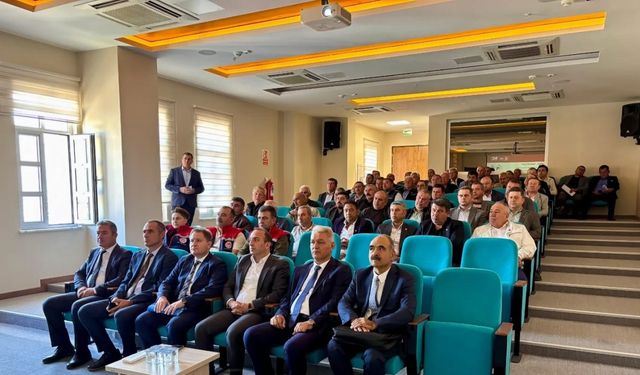 Kayıtlı arazilerin tespitine yönelik muhtarlar bilgilendirildi