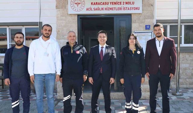 Kaymakam Gündoğdu sağlık personeli ile bir araya geldi