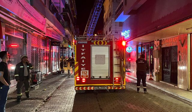 İncirliova'da bir evde yangın çıktı