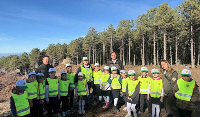 Çineli öğrencilere orman faaliyetleri anlatıldı