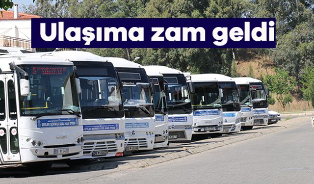 Aydın'da toplu taşımaya yüzde 20 zam geldi