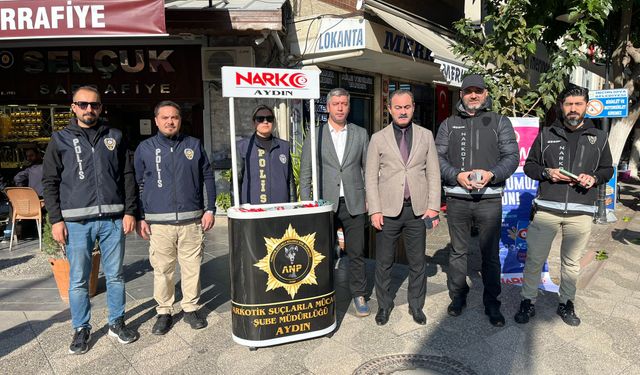 İncirliova’da Emniyetten Uyuşturucuyla Mücadele Standı