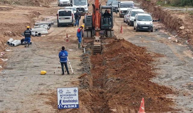 Başkan Çerçioğlu'nun çalışmaları ile Efeler'in altyapısı güçleniyor