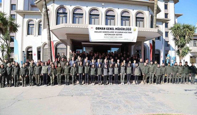 Orman ekiplerinin mesleki eğitim toplantısının ikincisi Aydın'da yapıldı