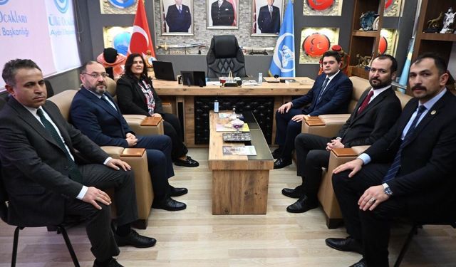 Başkan Çerçioğlu’ndan Ülkü Ocakları Aydın İl Başkanlığı’na nezaket ziyareti