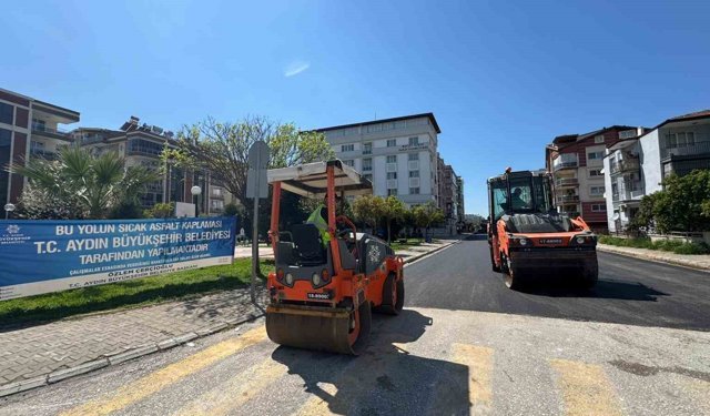 Aydın Büyükşehir'den Efeler'de yol çalışması