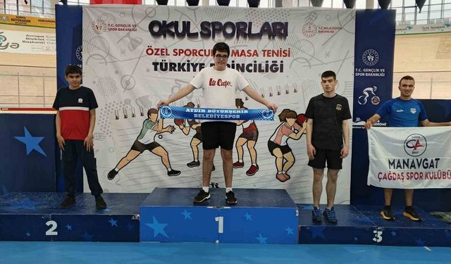Aydınlı otizmli sporcular Türkiye şampiyonu oldu