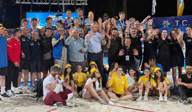 Plaj Voleybolu heyecanı Aydın'da yaşandı