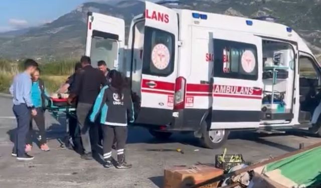 Söke'de trafik kazası: 1 yaralı