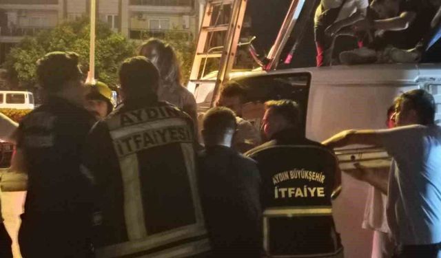 Aydın'da trafik kazası: 2 yaralı