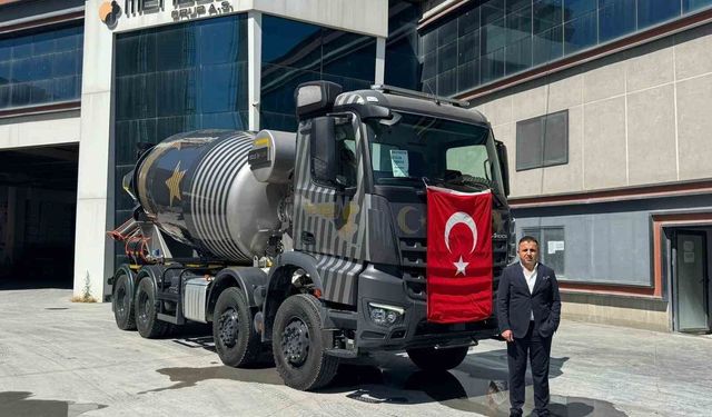 Aydınlı işadamından Solo Türk'e beton mikserli teşekkür