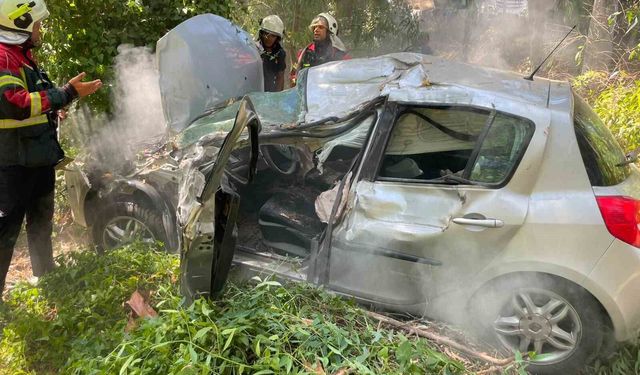 Germencik'te trafik kazası: 1 ölü, 1 yaralı