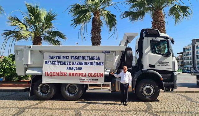 Sultanhisar Belediyesi yeni hizmet aracını filosuna kattı