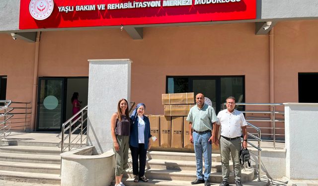 Beyazay Derneği'nden huzurevi sakinlerine anlamlı destek