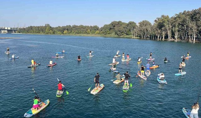 Doğa sporları tutkunları Zafer Bayramı'nı denizde kutlayacak