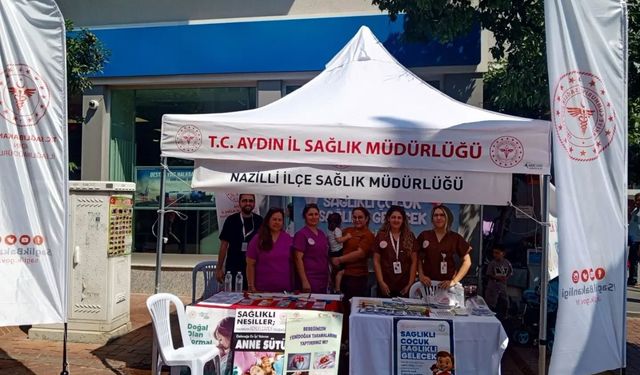 Nazilli'de Halk Sağlığı Haftası'nda sağlıklı gelecek için farkındalık çalışması