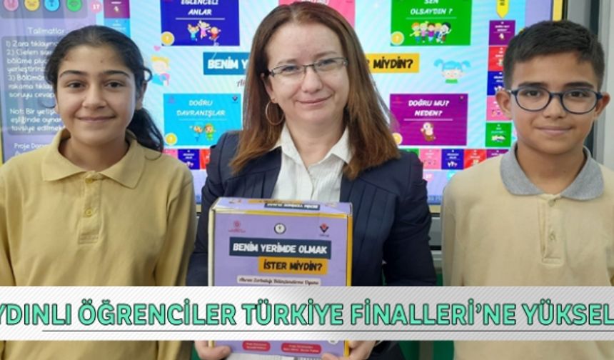 Aydınlı öğrenciler Türkiye Finalleri´ne yükseldi