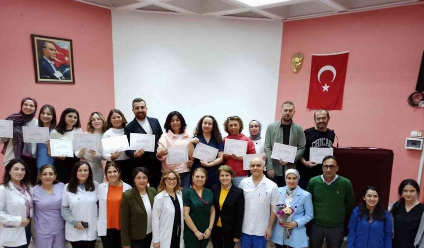 Aydın Devlet Hastanesi’ndeki eğitim programı sona erdi