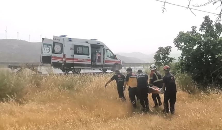 Didim’de araç takla attı: 1 yaralı