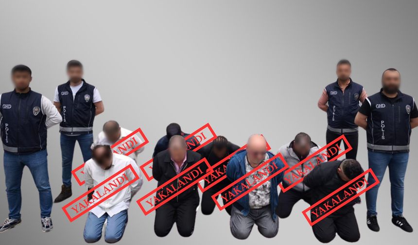 Aydın'ın da aralarında olduğu 6 İlde Uluslararası Operasyon