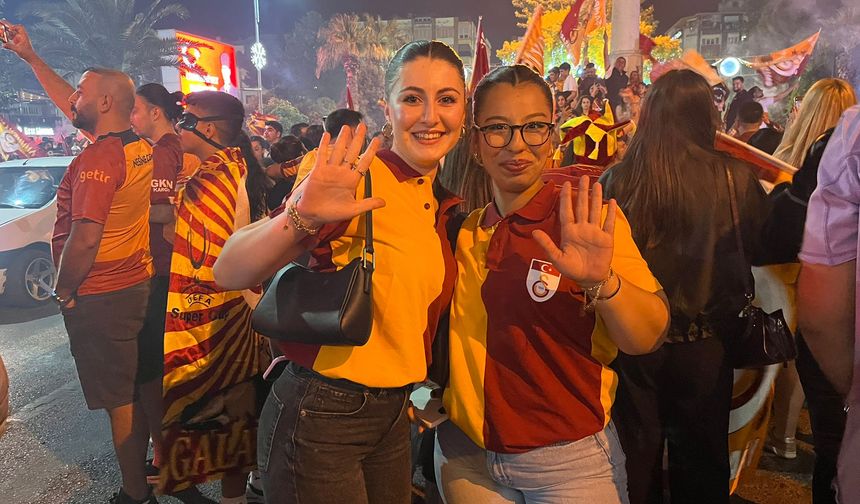 Galatasaray’ın şampiyonluğu Aydın’da coşkuyla kutlandı