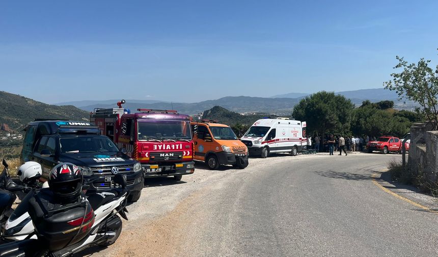 Aydın'da Motosiklet Uçuruma Yuvarlandı