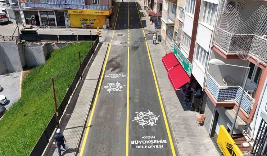 Aydın Büyükşehir Belediyesi’nin yol çalışmaları hız kesmeden sürüyor