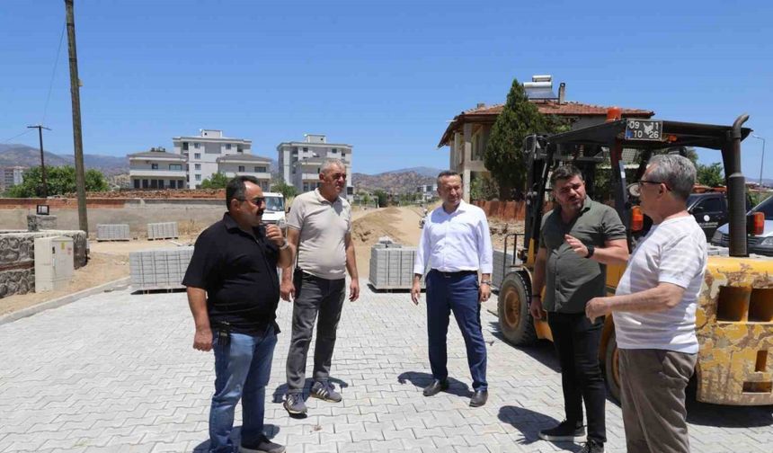 Başkan Tetik, ekiplerin çalışmasını yerinde inceledi