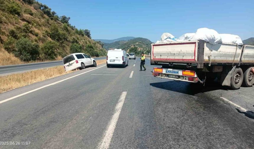 Milas-Söke Karayolu’nda trafik kazası