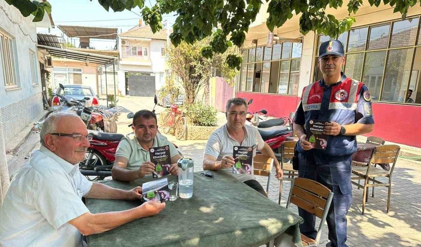 Köşk’te vatandaşlar yangınlara karşı uyarıldı