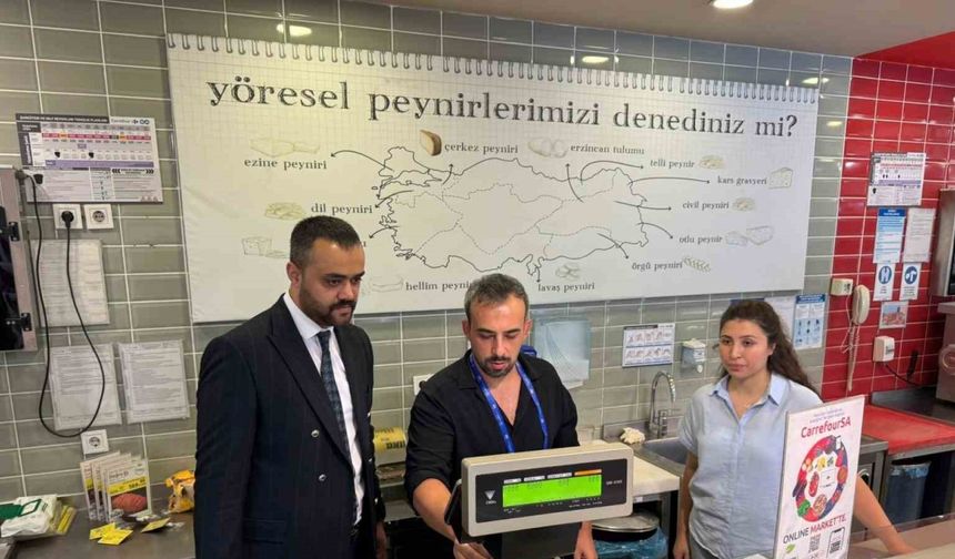 Aydın’da marketlerde tartı aletleri denetlendi