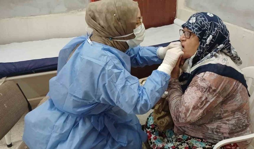 Kocagür’de diş taraması yapıldı