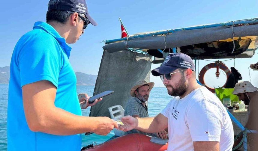 Söke’de balıkçılar hem denetlendi hem de bilgilendirildi